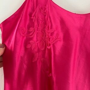 Vibrant Pink Satin Slip dress